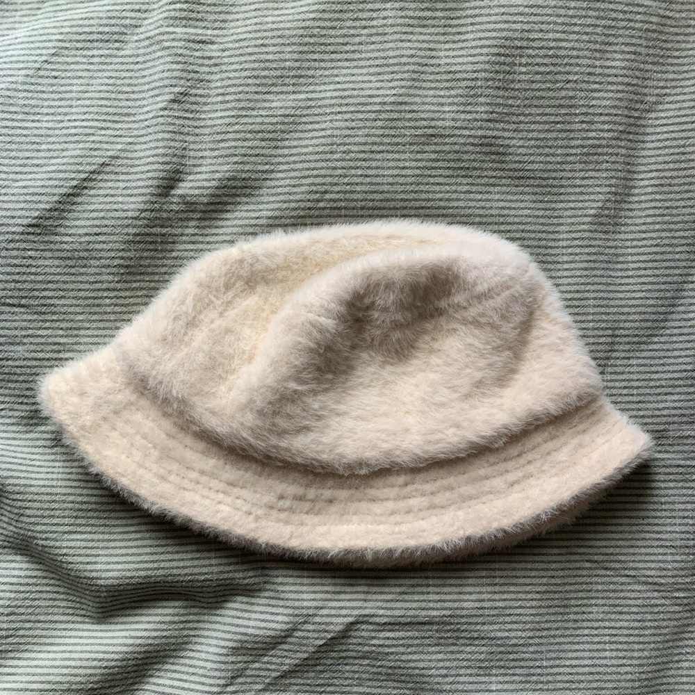 asos design fluffy bucket hat